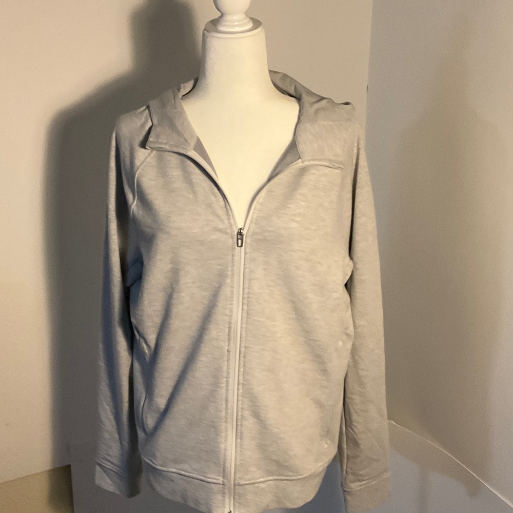 Lululemon Athletica Light Gray Zip-Up Jacket